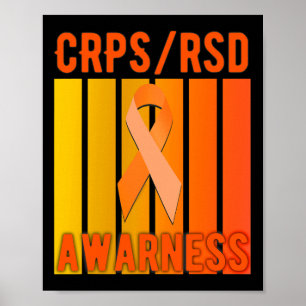In November We Wear Orange Rsdcrps Awareness Crps Poster