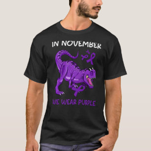 In November We Wear Purple Epilepsy Awareness Day T-Shirt