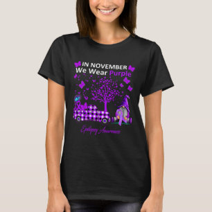In November We Wear Purple Epilepsy Awareness Gift T-Shirt