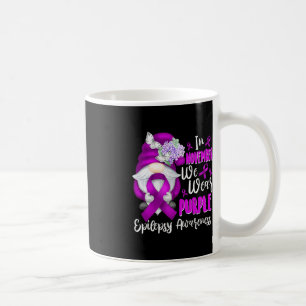 In November We Wear Purple Gnome Warrior Epilepsy Coffee Mug