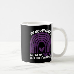 In November We Wear Purple Heimerheimer's Awarenes Coffee Mug