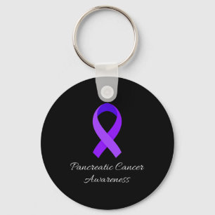 In November We Wear Purple Pancreatic Cancer Aware Key Ring
