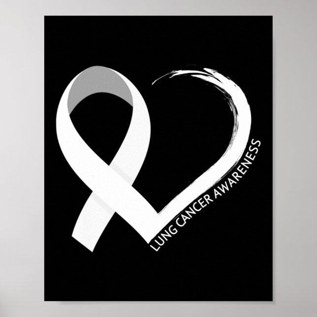 In November We Wear White Lung Cancer Awareness Mo Poster (Front)