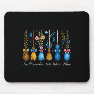 In November Wear The Blue Ribbon Diabetes Mouse Pad