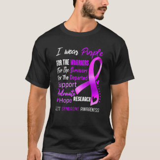 In October I Wear Purple For Rett Syndrome Awarene T-Shirt