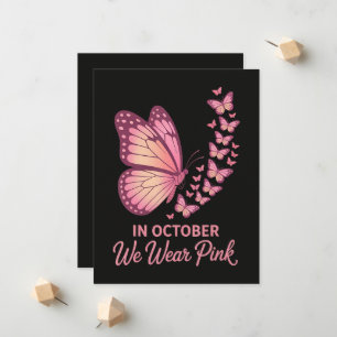 In October Pink Breast Butterfly Announcement