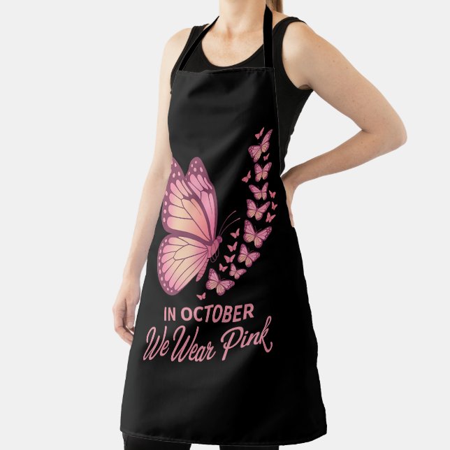 in october pink breast butterfly apron (Insitu)