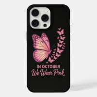 In October Pink Breast Butterfly