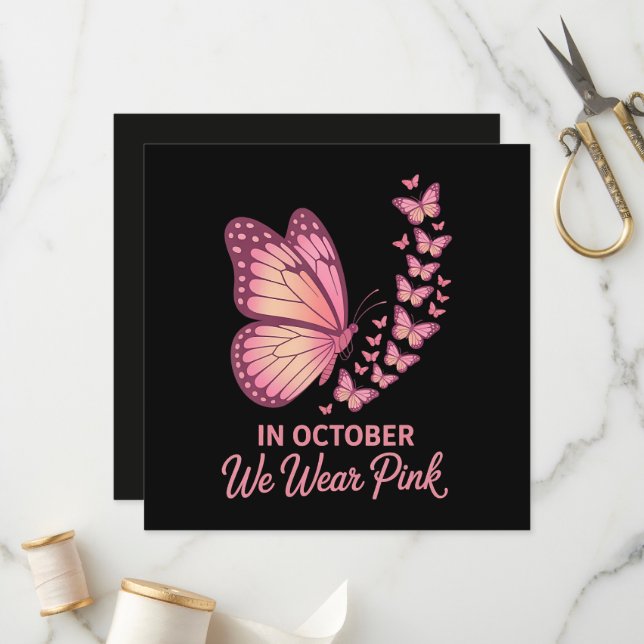 in october pink breast butterfly program (Front/Back In Situ)