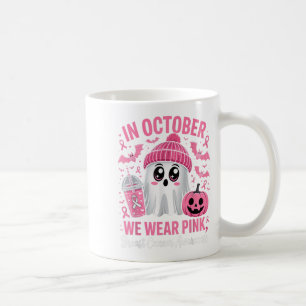 In October We Wear Nk Breast Cancer Awareness Hall Coffee Mug