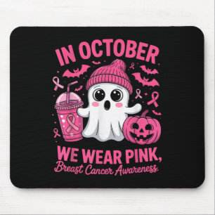In October We Wear Nk Breast Cancer Awareness Hall Mouse Pad