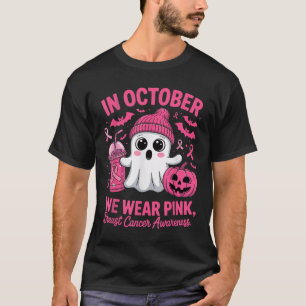 In October We Wear Nk Breast Cancer Awareness Hall T-Shirt