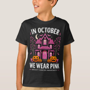 In October We Wear Nk Breast Cancer Awareness Wome T-Shirt