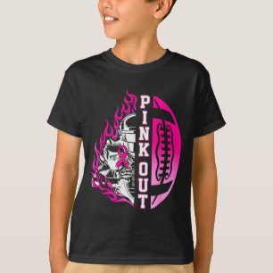In October We Wear Nk Football Breast Cancer Aware T-Shirt