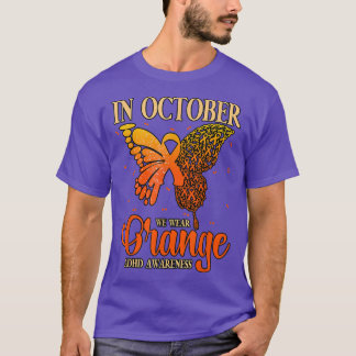 In October We Wear Orange ADHD 846 T-Shirt
