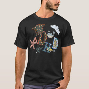 In October We Wear Orange ADHD Awareness Neurodive T-Shirt