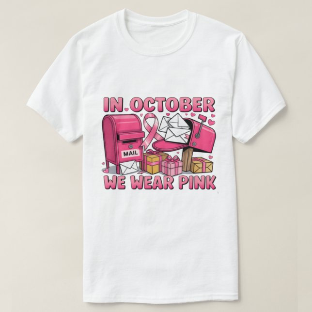 In October, We Wear Pink 2025 — Join the Movement T-Shirt (Design Front)