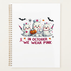in october we wear pink breast cancer awareness Cl Planner