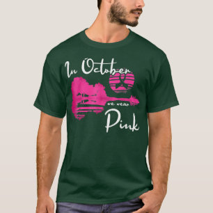 In October We Wear Pink Breast Cancer Awareness Co T-Shirt