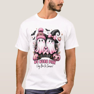 In October We Wear Pink Breast Cancer Awareness Ha T-Shirt