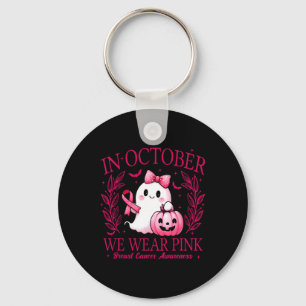 In October We Wear Pink – Breast Cancer Awareness Key Ring