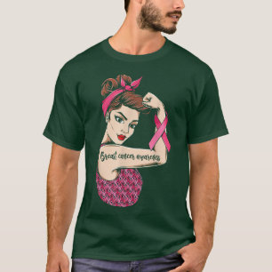 In October We Wear Pink Breast Cancer Awareness Pi T-Shirt