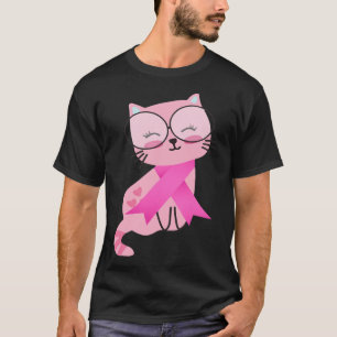 In October We Wear Pink Cat Lovers Breast Cancer A T-Shirt