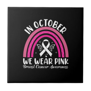 In october we wear pink ceramic tile