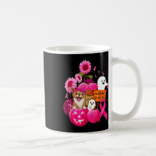 In October We Wear Pink Chihuahua Dog Breast Cance Coffee Mug