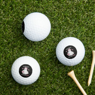 in October We Wear Pink Ghost Halloween Golf Balls