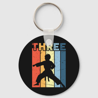 In October We Wear Pink Ghost Witch Breast Cancer  Key Ring