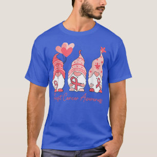 In October We Wear Pink Gnome Breast Cancer Awaren T-Shirt