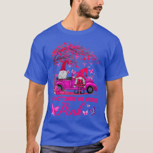 In October We Wear Pink Gnome Truck Breast Cancer T-Shirt