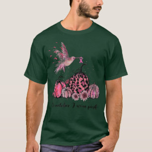 In October We Wear Pink Hummingbird Breast Cancer  T-Shirt