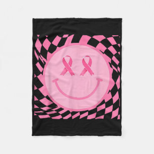 In October We Wear Pink Meme Face Breast Cancer Aw Fleece Blanket