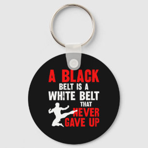 In October We Wear Pink Ribbon Witch Halloween Bre Key Ring