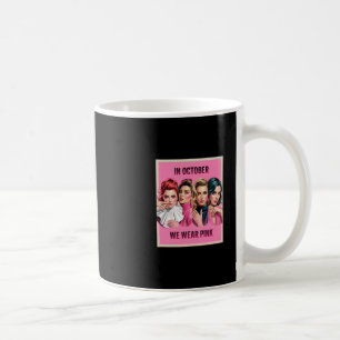 In October We Wear Pink - Witch And Ghost Hallowee Coffee Mug