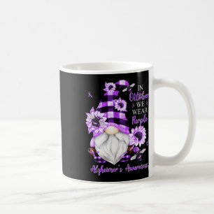 In October We Wear Purple Gnomes Heimerheimer Awar Coffee Mug