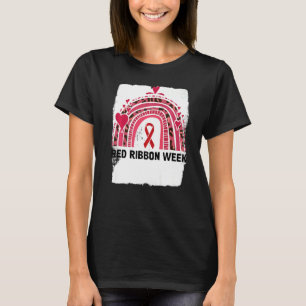 In October We Wear Red Ribbon Week Awareness T-Shirt