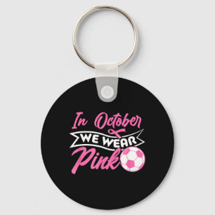 in October Wear nk Soccer Breast Cancer Awareness Key Ring