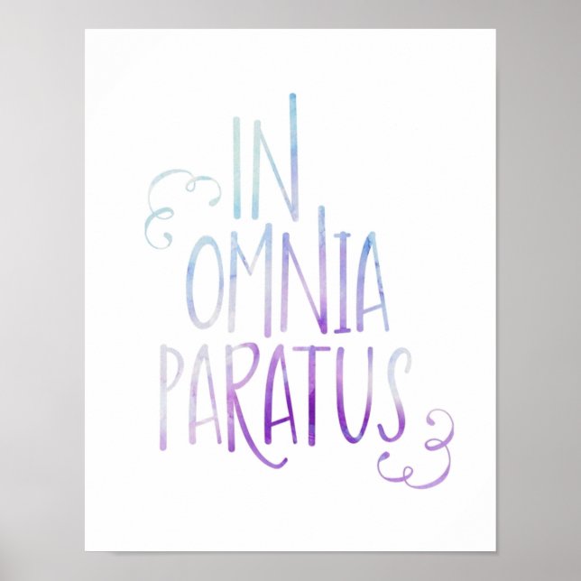 In Omnia Paratus Poster (Front)
