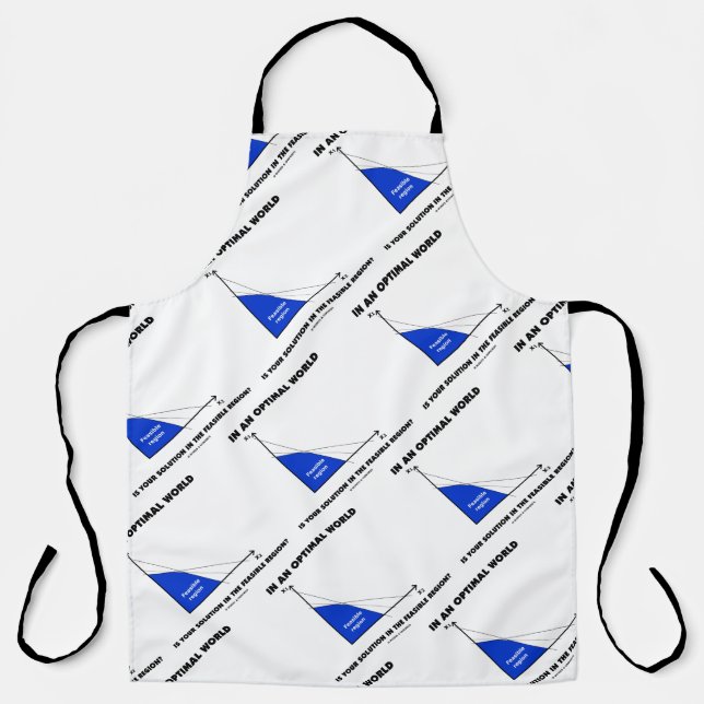 In Optimal World Is Your Solution Feasible Region? Apron (Front)