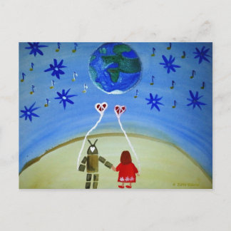 ...In Other Words...art by Jutta Gabriel... Postcard