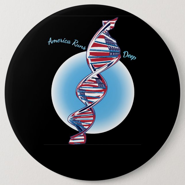 In our DNA 6 Cm Round Badge (Front)
