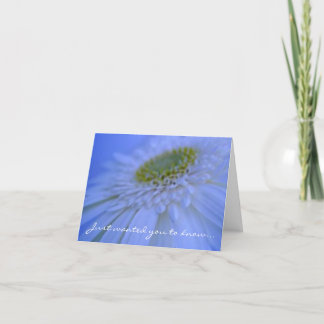 In our prayers... card