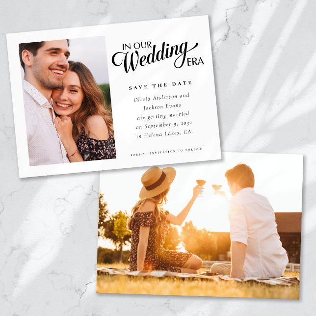 In Our Wedding Era Photo Script Save The Date (Creator Uploaded)