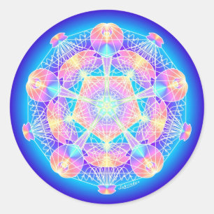 In-PHI-Knit Classic Round Sticker