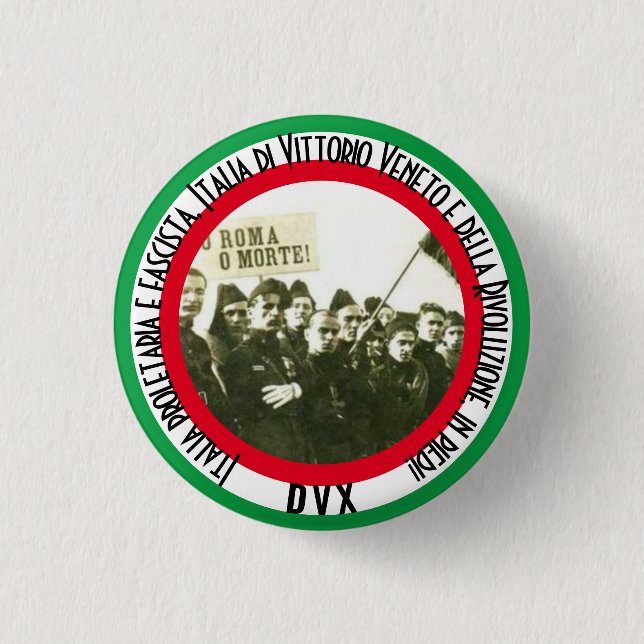 IN PIEDI! 3 CM ROUND BADGE (Front)