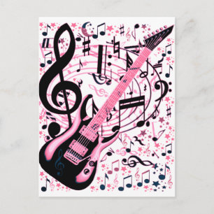 In Pink,Rock & Roll_ Postcard