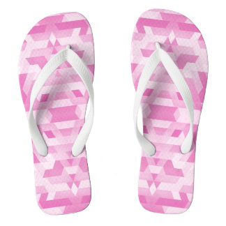 in pink tones geometric thongs